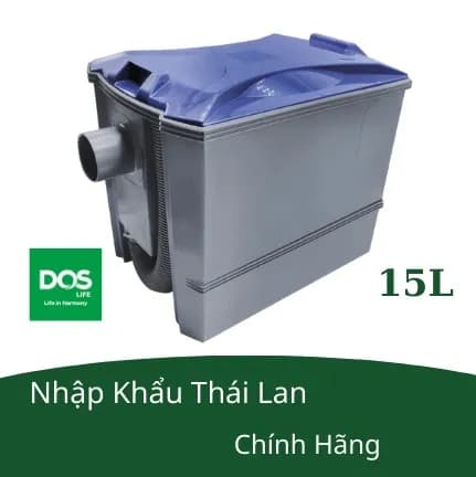 Bể tách dầu mỡ Dos 15L - Thương hiệu nổi tiếng từ Thái Lan