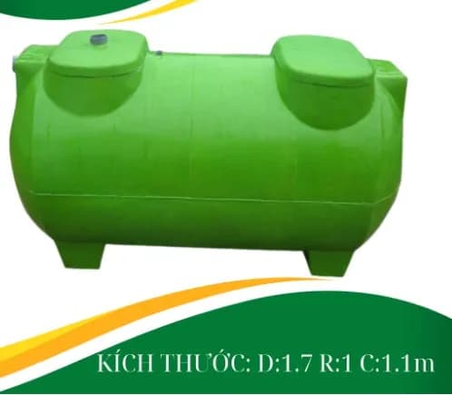 Bể tách dầu mỡ Ecoprotec 1500L bằng Composite dành cho nhà hàng
