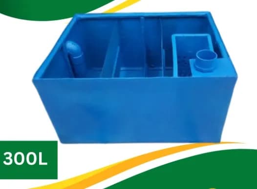 Bể tách dầu mỡ Ecoprotec 300L hình vuông bằng Composite