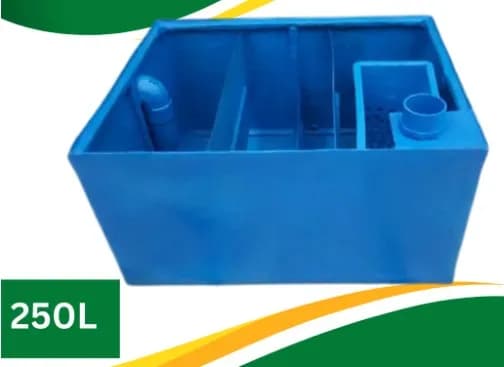 Bể tách mỡ Ecoprotec 250L bằng Composite hình vuông