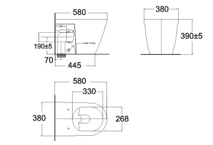 Khám phá sự tiện lợi và sang trọng của bồn cầu American Standard 3229B-WT đặt sàn