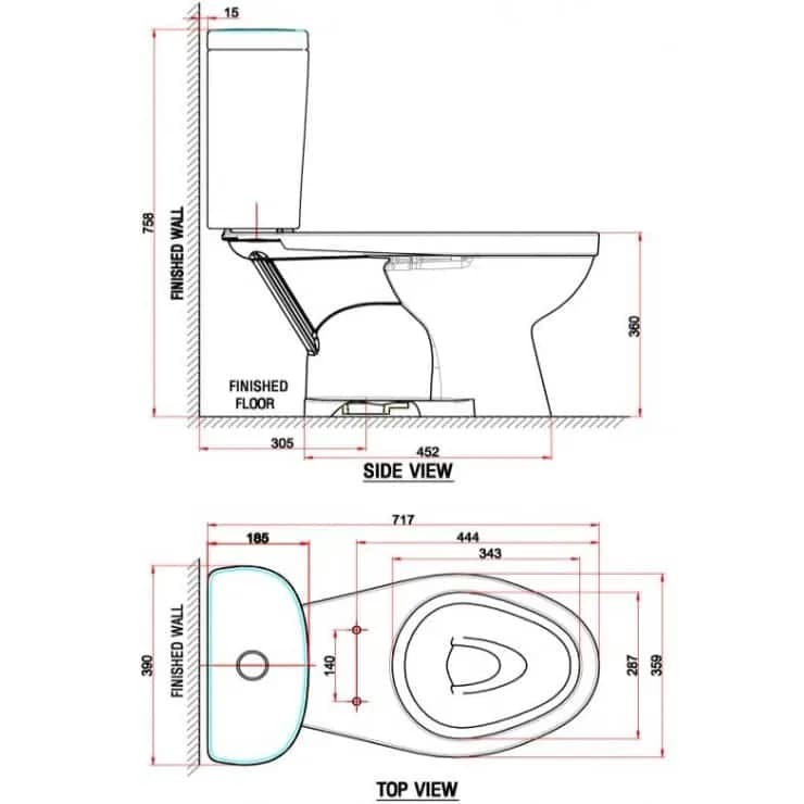 Bồn cầu American Standard VF-2397 dòng WinPlus+