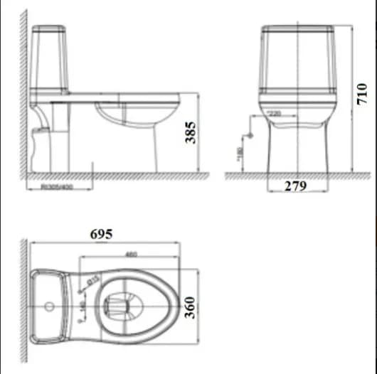 Khám phá sự tiện lợi của bồn cầu điện tử American Standard VF-1858S3 (VF1858S3) nắp rửa cơ