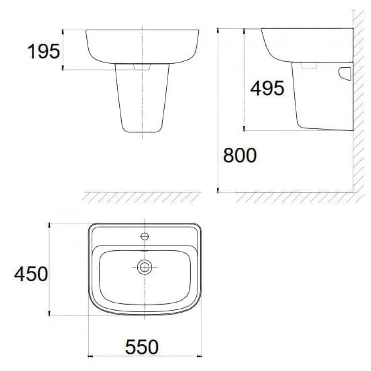 Chậu rửa American Standard VF-7062-VF-0262-