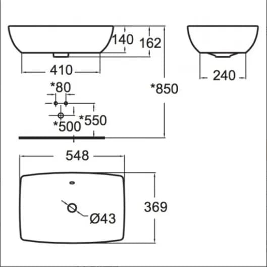Khám phá những điều thú vị của chậu rửa mặt American Standard WP-F650 Milano đặt bàn