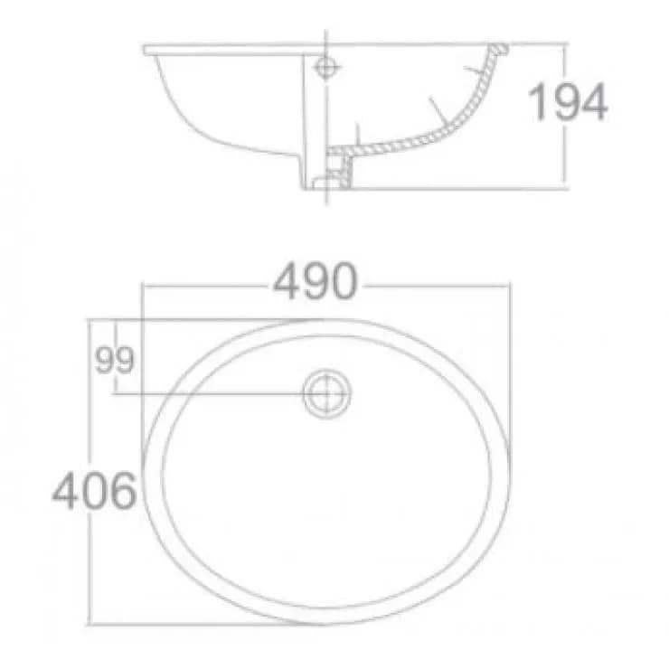 Khám phá sự tiện lợi và sang trọng của lavabo American Standard VF-0496 âm bàn Ovalyn