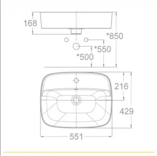Khám phá sự tiện lợi và sang trọng của lavabo American Standard WP-0618 đặt bàn Signature