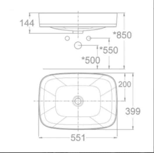 Cảm nhận sự độc đáo của lavabo American Standard WP-0628 Signature đặt bàn