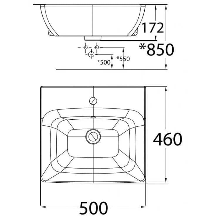 Khám phá sự tiện lợi và sang trọng của lavabo American Standard WP-F301 bán âm