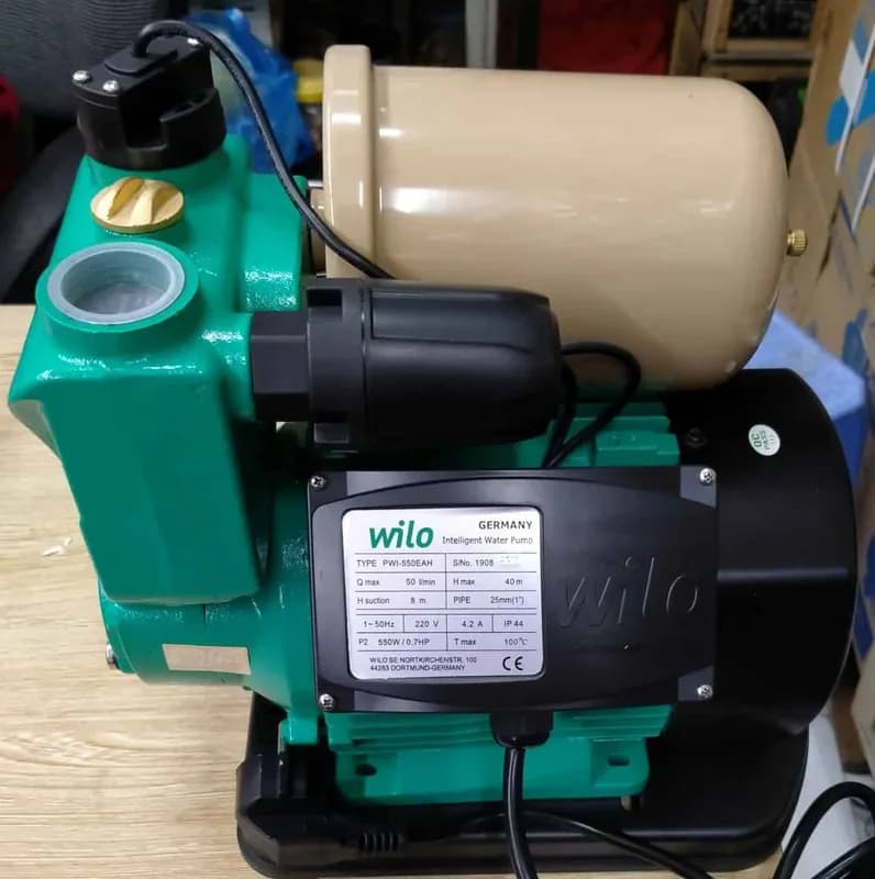 Máy Bơm Tăng Áp Nước Nóng WILO PWI 550EAH (550W)