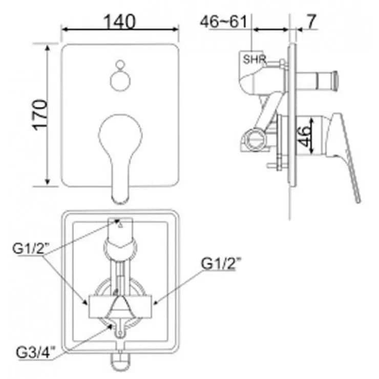 Van điều chỉnh American Standard WF-1420