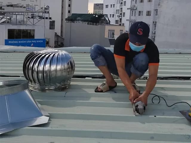 quả cầu thông gió nhôm Φ600