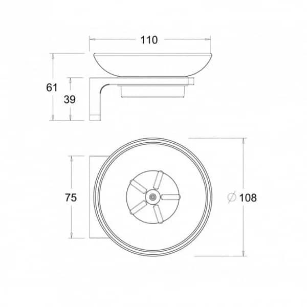 Đĩa đựng xà phòng Acacia E American Standard K-1382