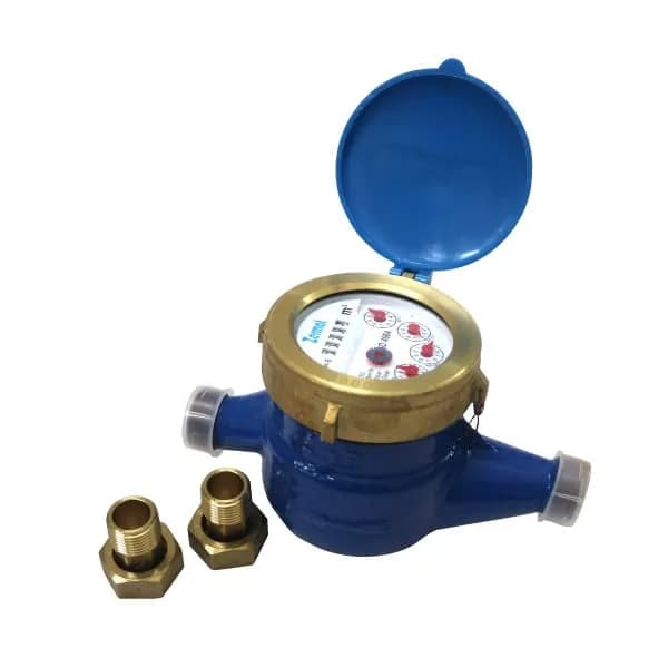Đồng hồ đo nước Zermat DN-15C phi 21 dạng cơ kết nối bằng ren