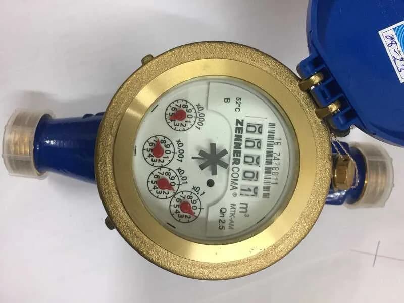 Đồng hồ nước Zenner DN20 đường kính phi 27 kết nối ren