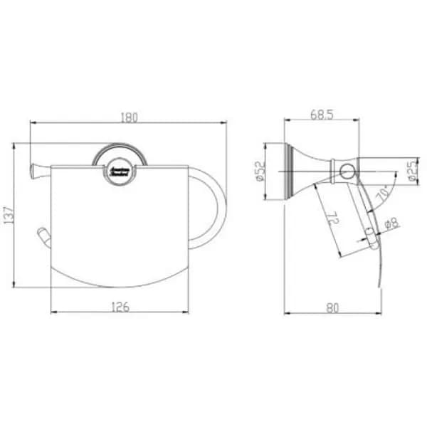 Đựng giấy vệ sinh Heritage American Standard WF-0287