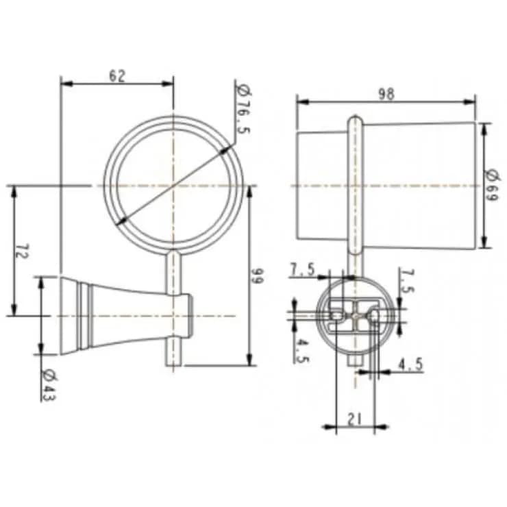 Ly đựng bàn chải American Standard WF-6583