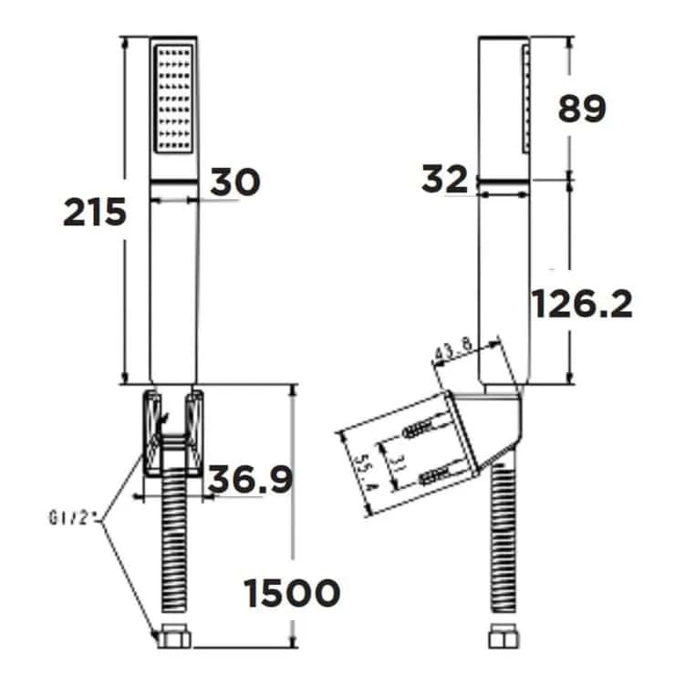 Giới thiệu tổng quan về tay sen American Standard WF-S508