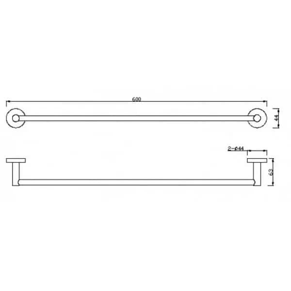 Thanh treo khăn Concept American Standard K-2801-46-N