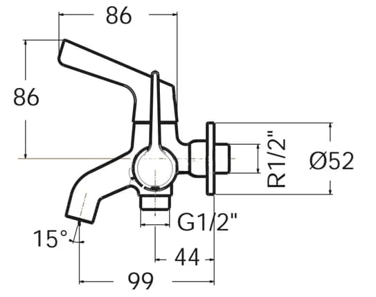 Khám phá sự tiện lợi và sang trọng của vòi nước American Standard WF-T603 cấp nước lạnh - gắn tường