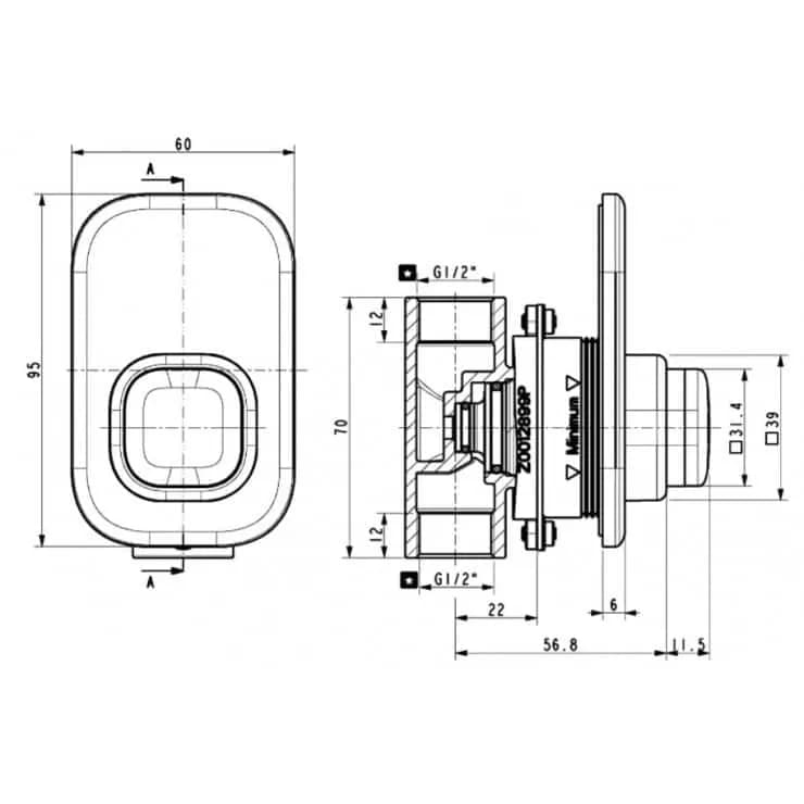 vòi sen American Standard WF-T826 dòng EasyFLO