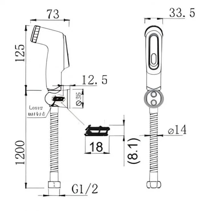 Khám phá sự tiện lợi và sang trọng của vòi xịt toilet American Standard FFAS6868