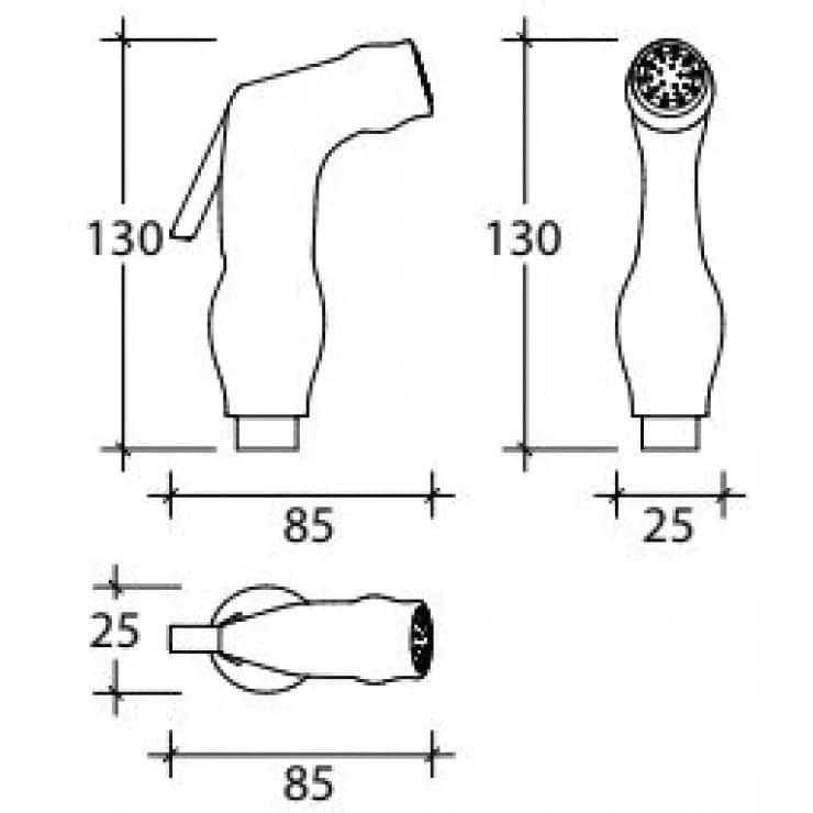 Vòi xịt toilet American Standard PQ2