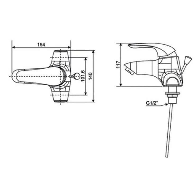 Vòi lavabo American Standard Saga WF-1502