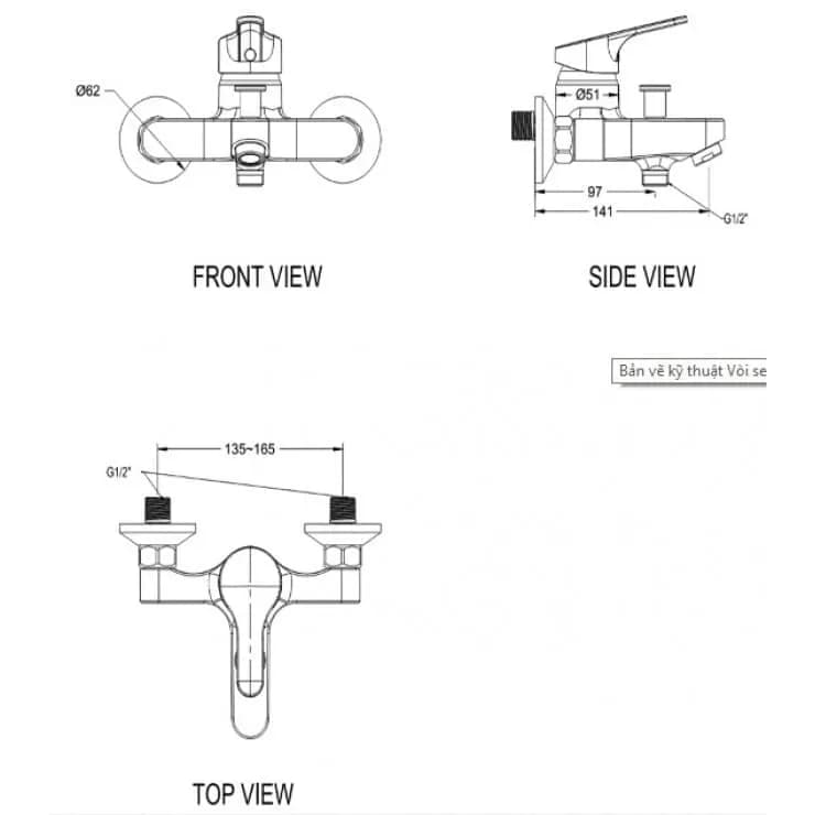 Vòi sen American Standard Concept WF-1411