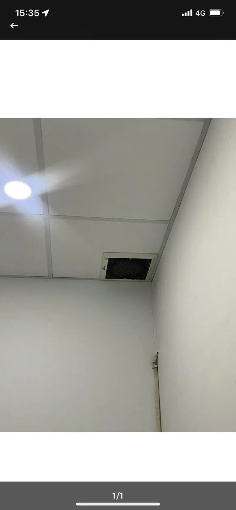 Trước sửa quạt hút âm trần tại Thủ Đức — thợ Bùi Văn An
