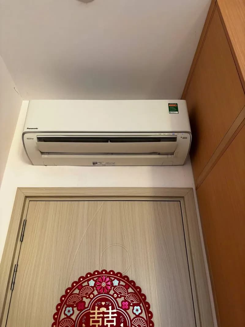 Sau khi hoàn thành sửa máy lạnh treo tường Panasonic tại Phường 14, Quận 5 — thợ CHÍ TÂM
