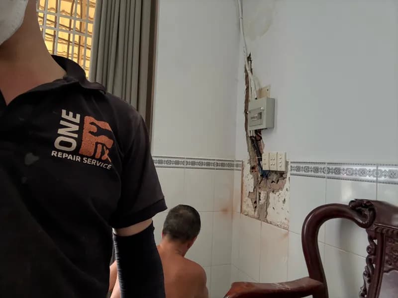 Kết quả sụp cb tại Tân Phú — thợ Hồ Như Vũ