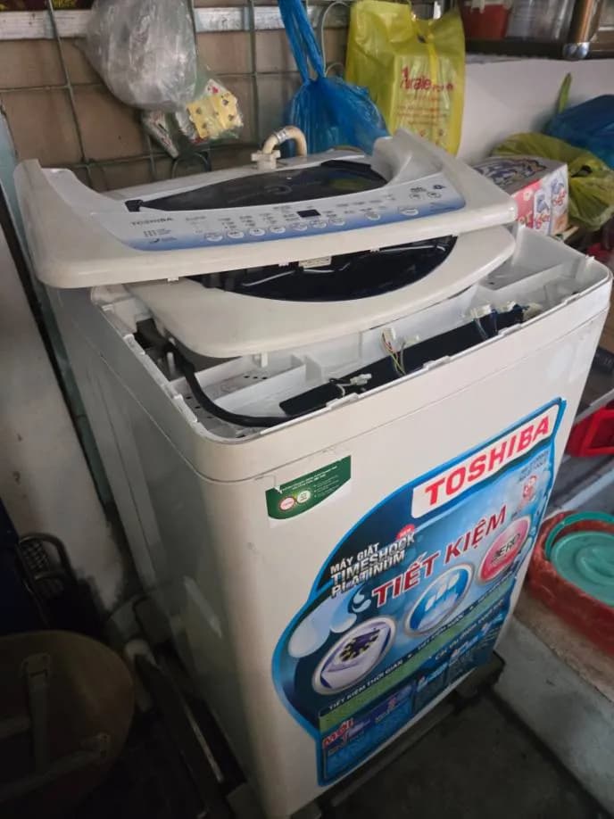 Trước khi sửa: Sửa mày giặt tại Phường 3, Tân Bình