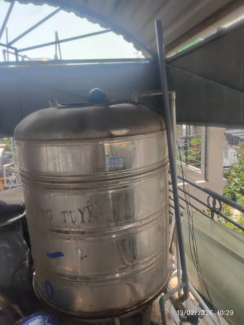 Sau khi hoàn thành sửa bồn nước inox Daikin tại Phường 3, Quận 3 — thợ Nguyễn Hoàng Khánh