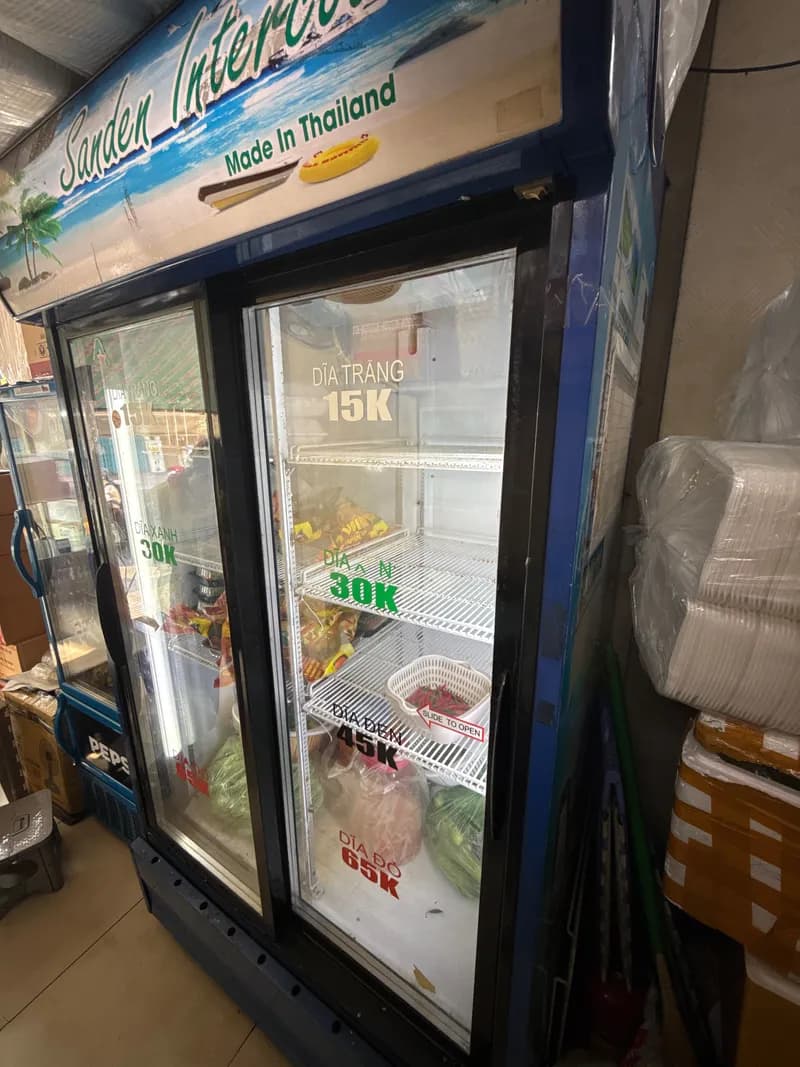 Kết quả Cánh cửa tủ mát Sanden Intercool bị xệ, đóng không kín tại Phường 11, Bình Thạnh — thợ Đặng Anh Huy