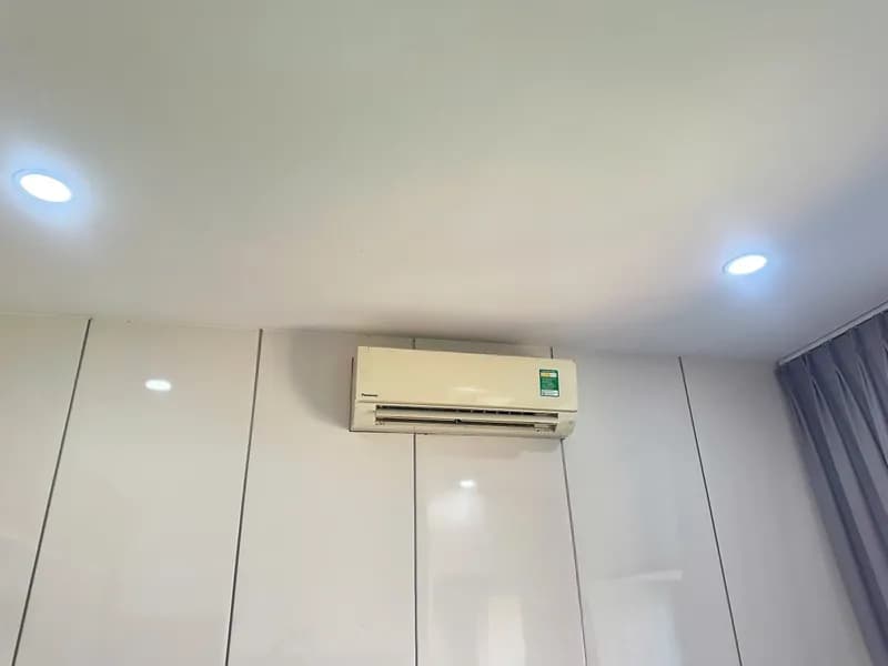 Trước sửa máy lạnh treo tường Panasonic tại phường Bình Trưng Đông, Thủ Đức — thợ ĐỨC ĐỖ