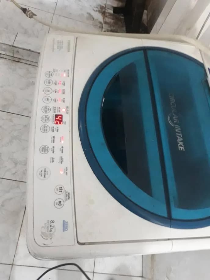 Trước khi sửa: Thay dây curoa và vệ sinh máy giặt tại Phường 26 Bình Thạnh tại Phường 26, Bình Thạnh