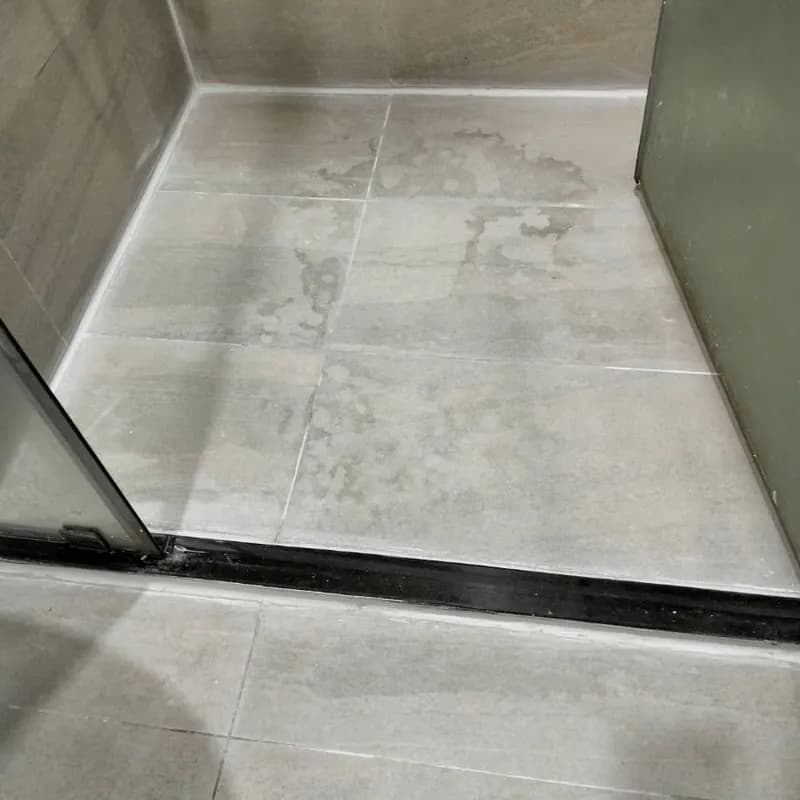 Sau khi sửa: Thay ron chống thấm Epoxy sàn phòng tắm tại P. Phú Thuận, Bình Tân