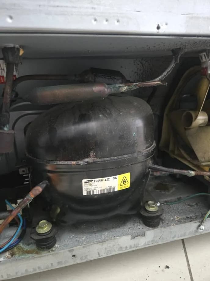 Kết quả Thay block và nạp gas tủ lạnh Samsung tại Thủ Đức tại Thủ Đức — thợ Lê Hữu Lộc