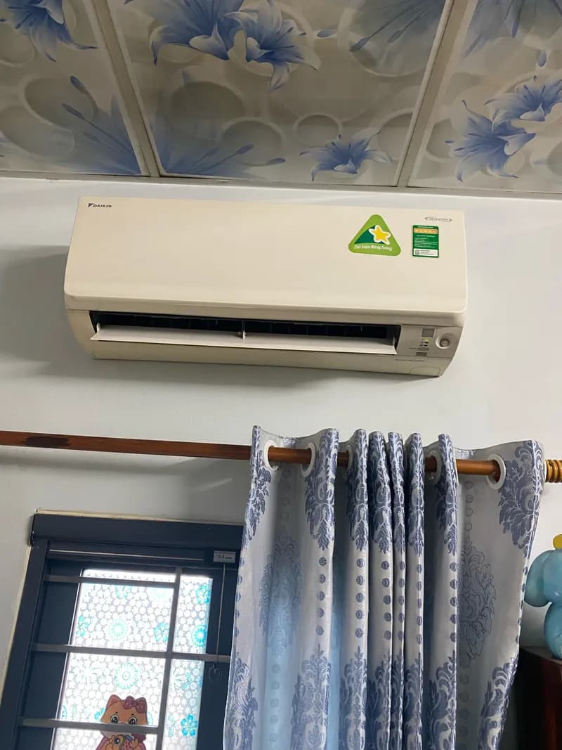 Sau khi hoàn thành sửa máy lạnh treo tường Daikin tại Quận 2 — thợ DUY HỒ