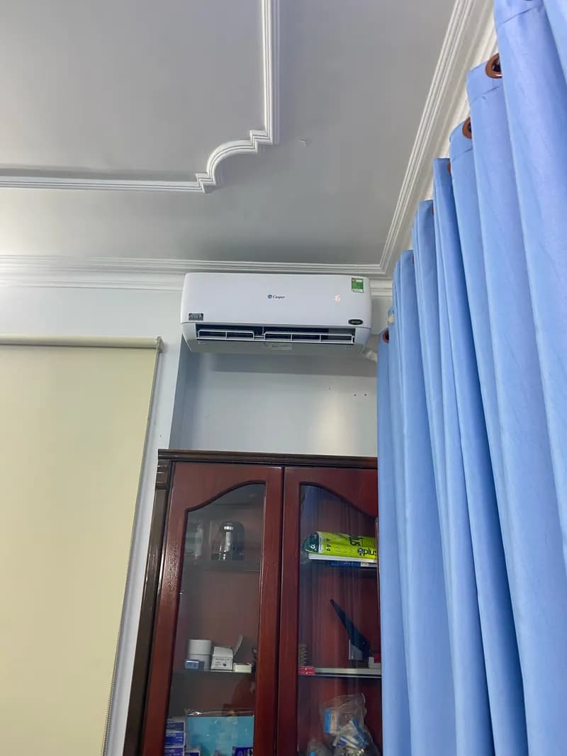 Sau khi hoàn thành sửa máy lạnh treo tường Casper tại Quận 3 — thợ DUY HỒ
