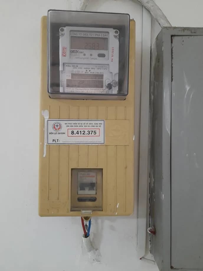 Trước sửa tủ điện và công tơ điện GELEX EMIC tại Phường 9 (Phú Nhuận), Phú Nhuận — thợ PHẨM MẠNH