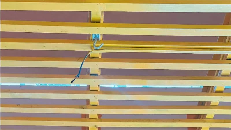 Trước khi sửa: Lắp đặt quạt trần gia cố khung sắt tại TPHCM tại TPHCM