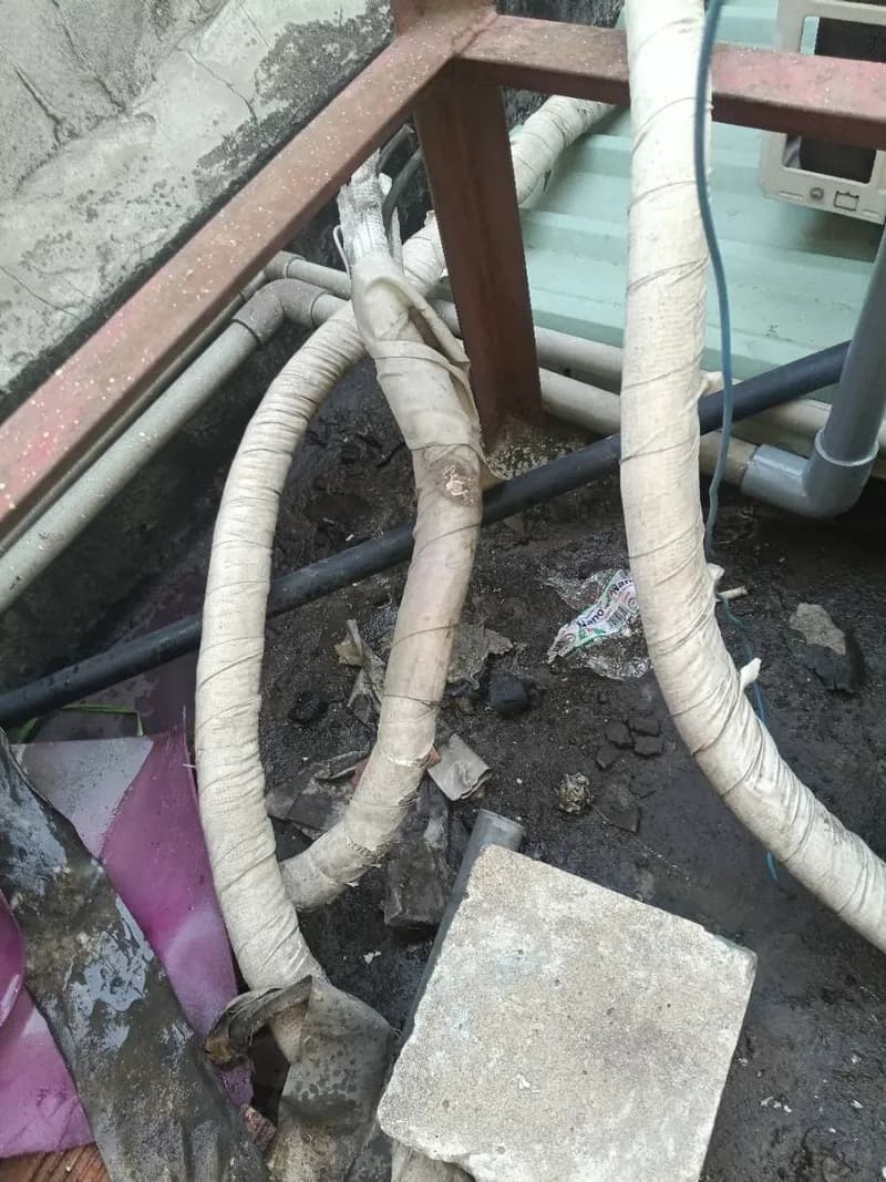 Trước khi sửa: Lắp đặt máy bơm tăng áp biến tần Rheken tại TPHCM tại TPHCM