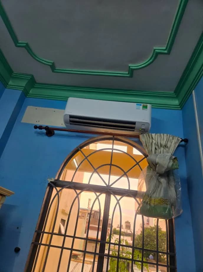 Sau khi hoàn thành sửa máy lạnh treo tường Panasonic tại Tân Phú — thợ Lê Hữu Lộc (5 sao)