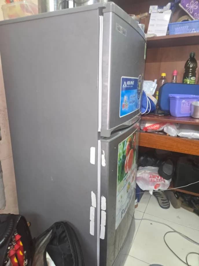 Sau khi hoàn thành sửa tủ lạnh Hòa Phát tại Tân Bình — thợ Lê Hữu Lộc
