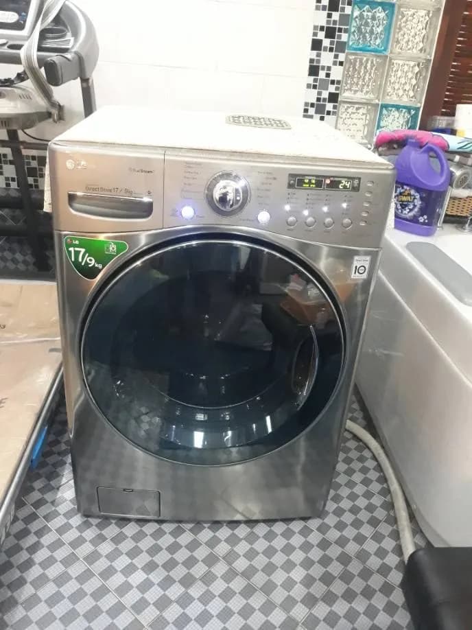 Trước sửa máy giặt cửa trước LG tại Phường Võ Thị Sáu, Quận 3 — thợ Đặng Anh Huy