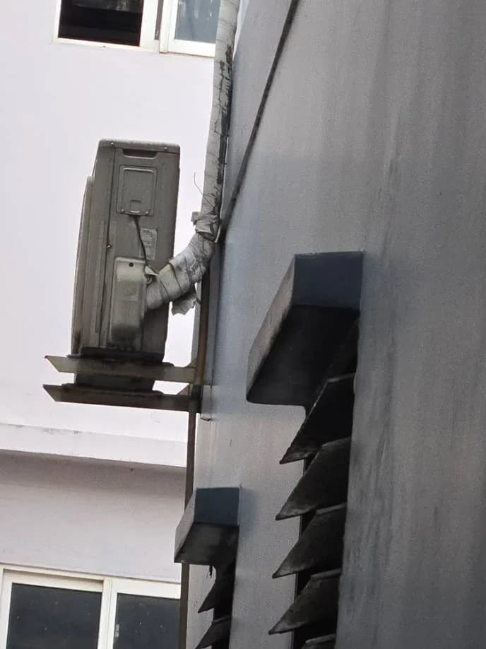 Sau khi hoàn thành sửa máy lạnh treo tường tại Bình Thạnh — thợ Lê Hữu Lộc