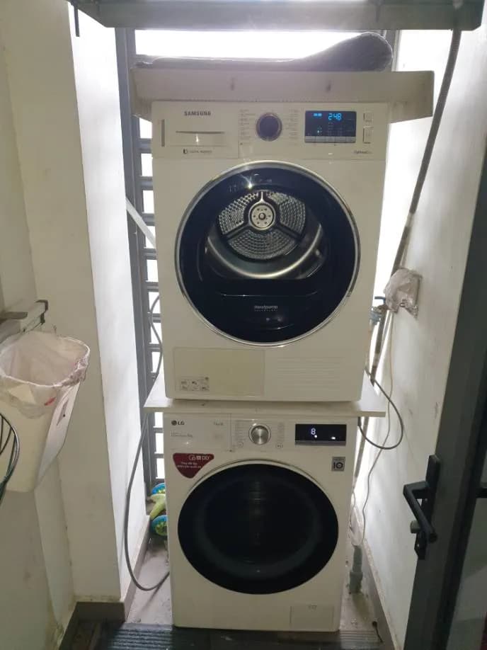 Trước sửa máy giặt cửa ngang và máy sấy Samsung, LG tại TPHCM — thợ Phan Chí Tâm