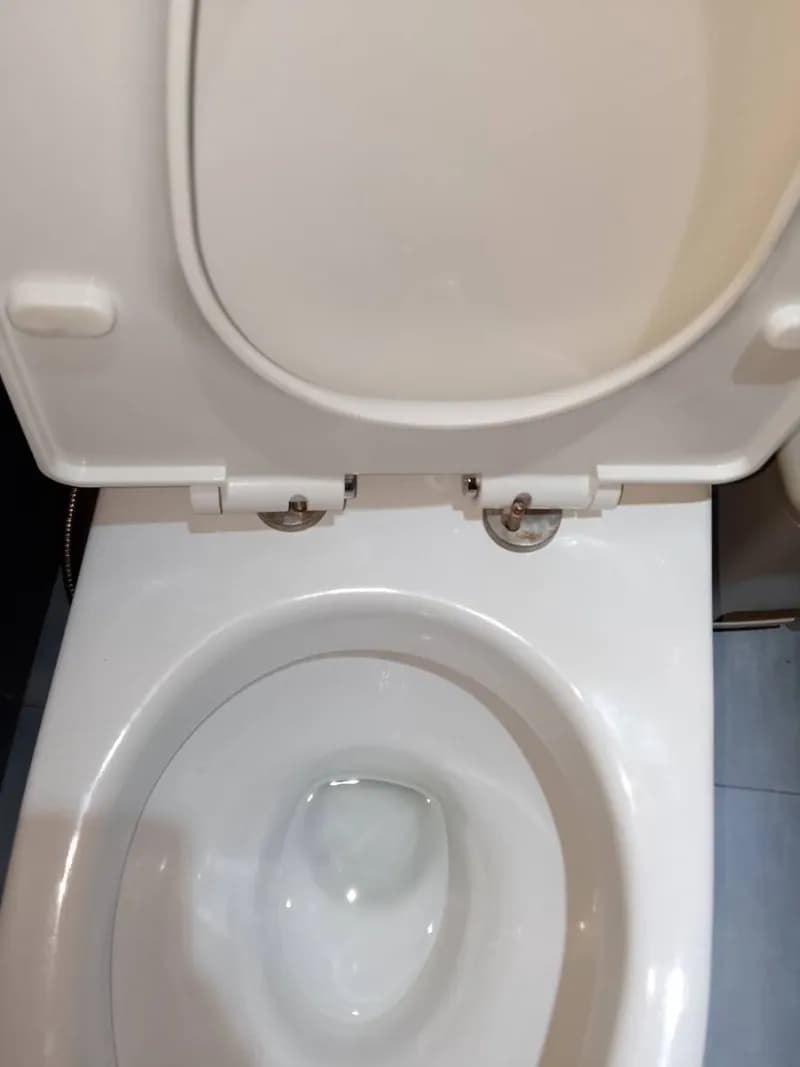 Trước sửa bồn cầu Inax tại Quận 1 — thợ Đỗ Văn Nhiều